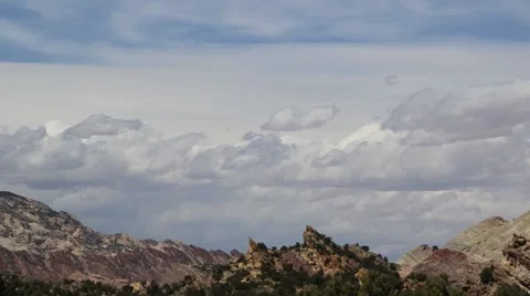 Burr Trail Timelapse 2 Stock Footage 5655928