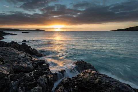 Burra Sunset Foto stock