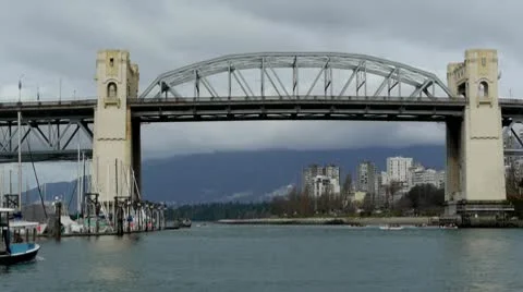 Burrard Bridge Stock Footage 10787905