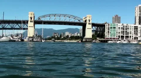 Burrard Bridge Vancouver Video stock 18601204