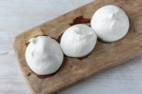 Burrata cheese Stock Photos