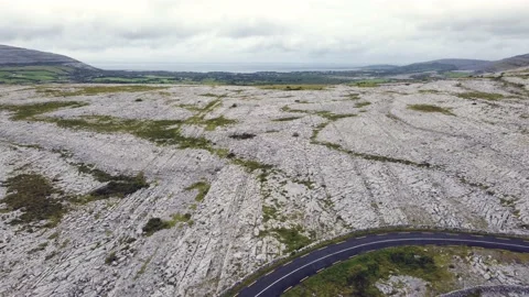The Burren Aerial Stock Footage 202712174