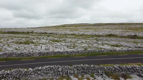 The Burren Fly over Stock Footage 167919139