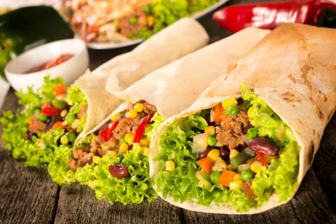 Burriitos time Stock Photos