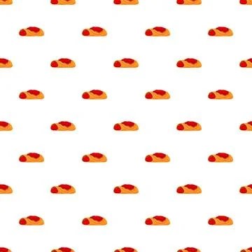 Burrito or taco flat style pattern for food design Stock Illustration