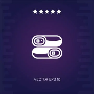 Burrito vector icon Stock Illustration