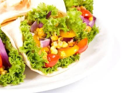 Burrito wrap Stock Photos