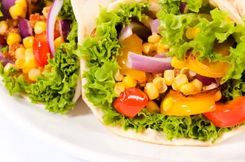 Burrtio sandwich Stock Photos