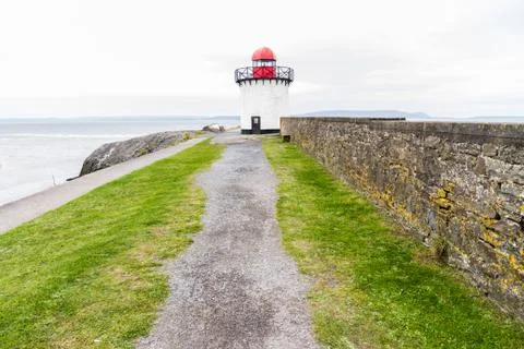 Burry port lighthouse Stock Photos