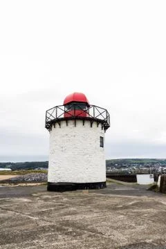 Burry port lighthouse Stock Photos