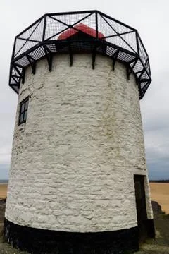 Burry port lighthouse Stock Photos