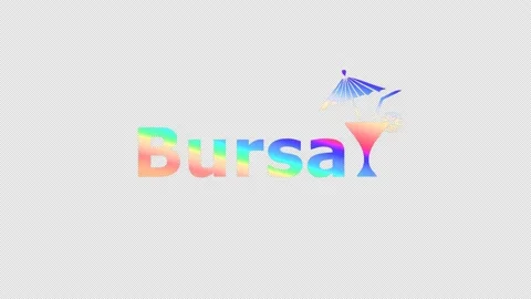 Bursa. Animate motion text, cocktail glass. 4K video Stock-Footage 157649591