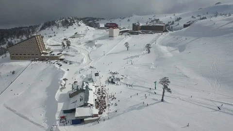 Bursa Uludağ Mountain Facilities 스톡 동영상 116552246