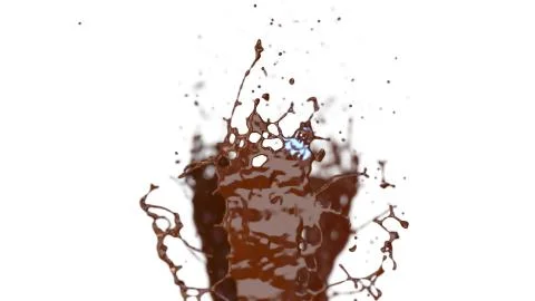 Burst of chocolate Stock Illustration