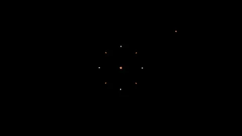 Burst circles firework sparkle animation isolated on black background 動画素材 330062219