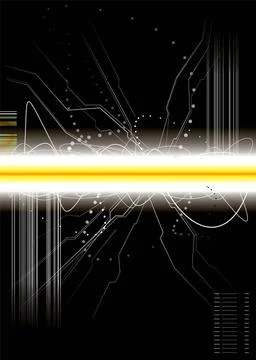 Burst circuit Technical background illustration with copy space in black C... Stock Photos