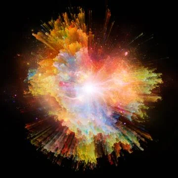 Burst Of Colors Stock-Illustration