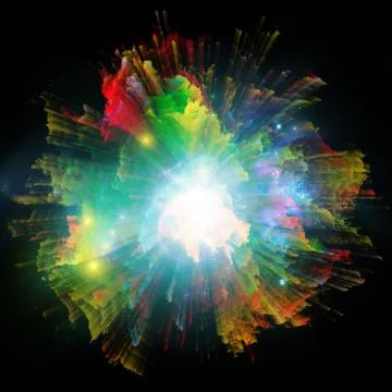 Burst Of Colors Stock-Illustration