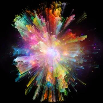 Burst Of Colors イラスト素材