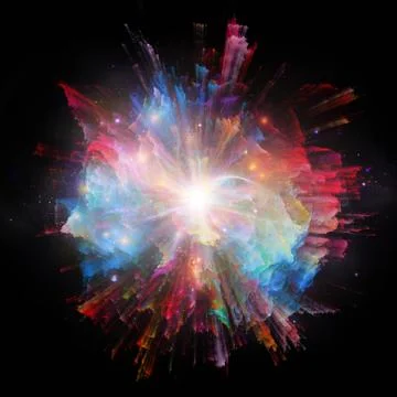 Burst Of Colors イラスト素材