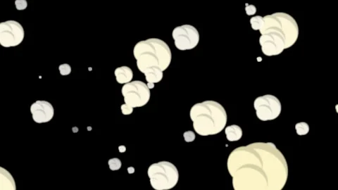 Burst Flame Transition with Black Background 4K 動画素材 311301195