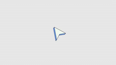 Burst highlight cursor pointer neubrutalism UI element animation Stock Footage 336186580
