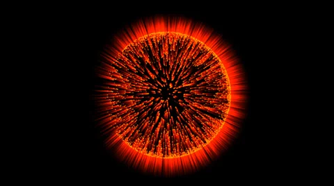 Burst of Light (106.67° from Back Side) Video stock 33912584