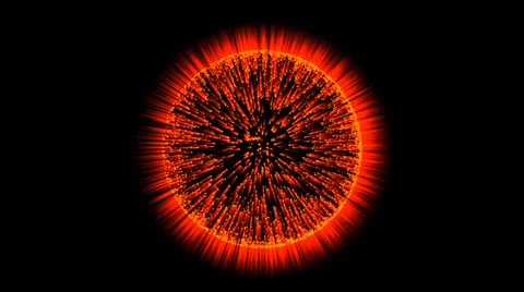 Burst of Light (126.67° from Back Side) Video stock 33913102