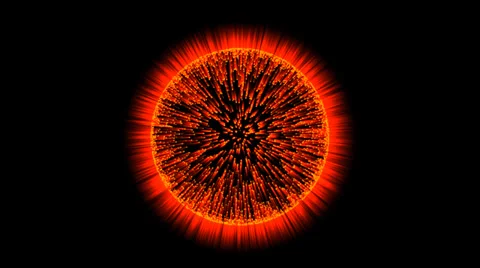 Burst of Light (173.33° from Back Side) Video stock 33937789