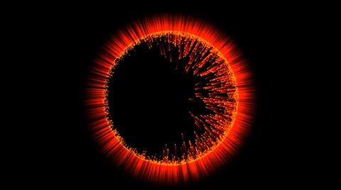 Burst of Light (26.67° from Back Side) Stock Footage 33875752