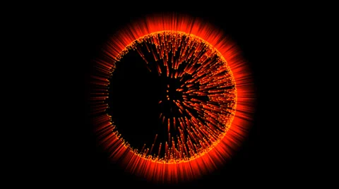 Burst of Light (46.67° from Back Side) Stock-Footage 33892847