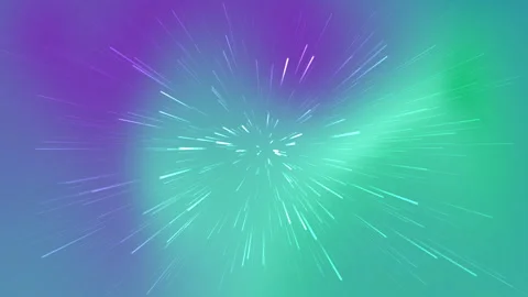 Burst of light rays on a blue green purple tosca background Stock Footage 318166843