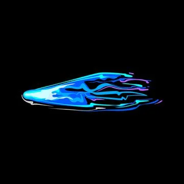 Burst magic energy cartoon vector illustration Stock Illustration