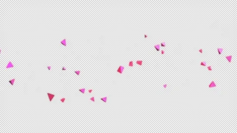 Burst pyramid Particles. 1080p - 30 fps - Alpha Channel (3) Stock Footage 256190851