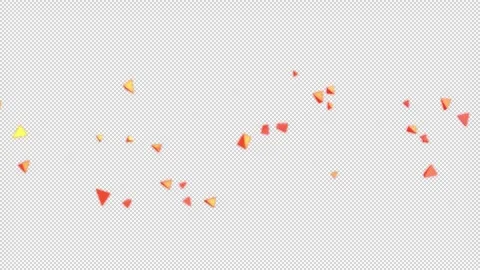 Burst pyramid Particles. 1080p - 30 fps - Alpha Channel (9) Stock Footage 256190859