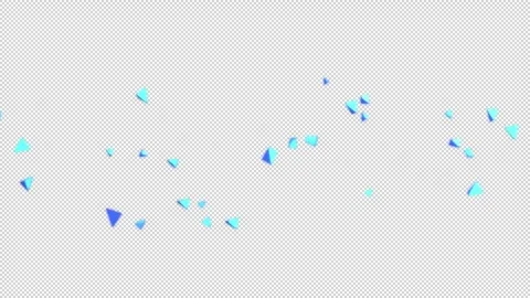 Burst pyramid Particles. 1080p - 30 fps - Alpha Channel (1) Stock Footage 256190863