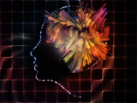 Burst Of Thinking 스톡 일러스트