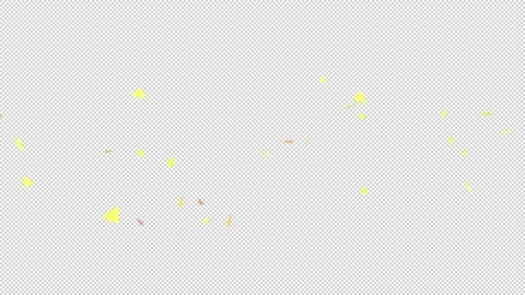 Burst triangle Particles. 1080p - 30 fps - Alpha Channel (2) Stock Footage 256191296