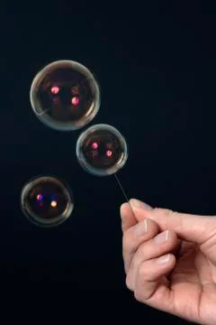 Burst your bubble Stock Photos