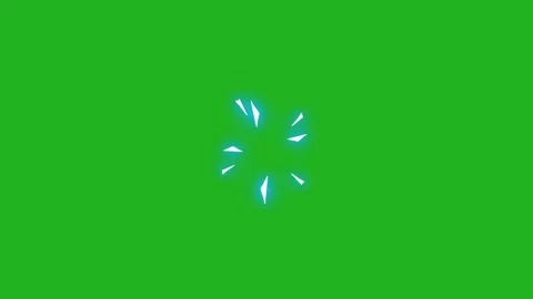 Bursting blobs effect on green screen Stock Footage 314125618