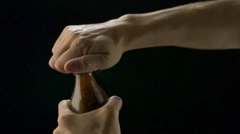 Bursting Coca cola bottle, Slow Motion Stock Footage 22238024