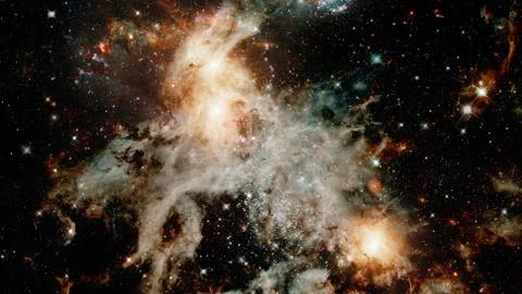 Bursting galaxy. Abstract space. Elements of this image furnished by NASA Stock Photos