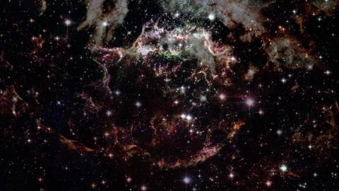 Bursting galaxy. Abstract space. Elements of this image furnished by NASA Foto stock