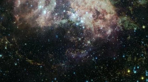 Bursting galaxy. Abstract space. Elements of this image furnished by NASA ... Stock Photos