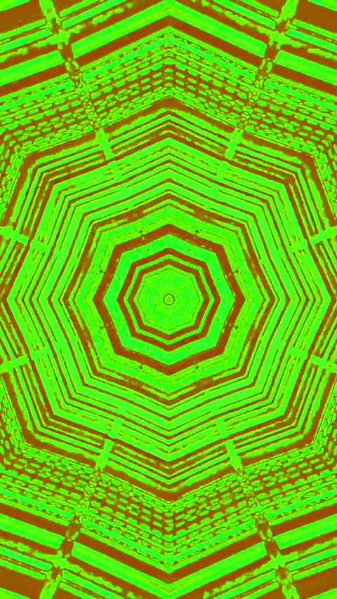 Bursting green tunnel pattern video loop for dynamic screensaver display Stock Footage 321266465