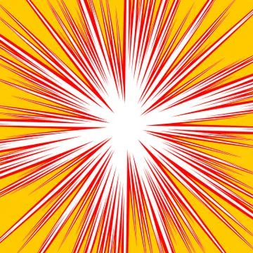Bursting radial lines dutone explosion effect. Starburst, sunburst element. Stock Illustration