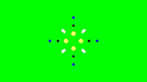 Bursting shapes circular forms. Motion graphics elements of emphasizing Stock Footage 274500558