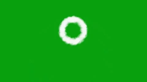 Bursting of water circles on green screen background Stock Footage 250950236