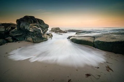 Bursting waves Stock Photos