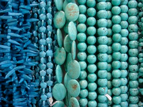 Bursts of Bead Strands 写真素材